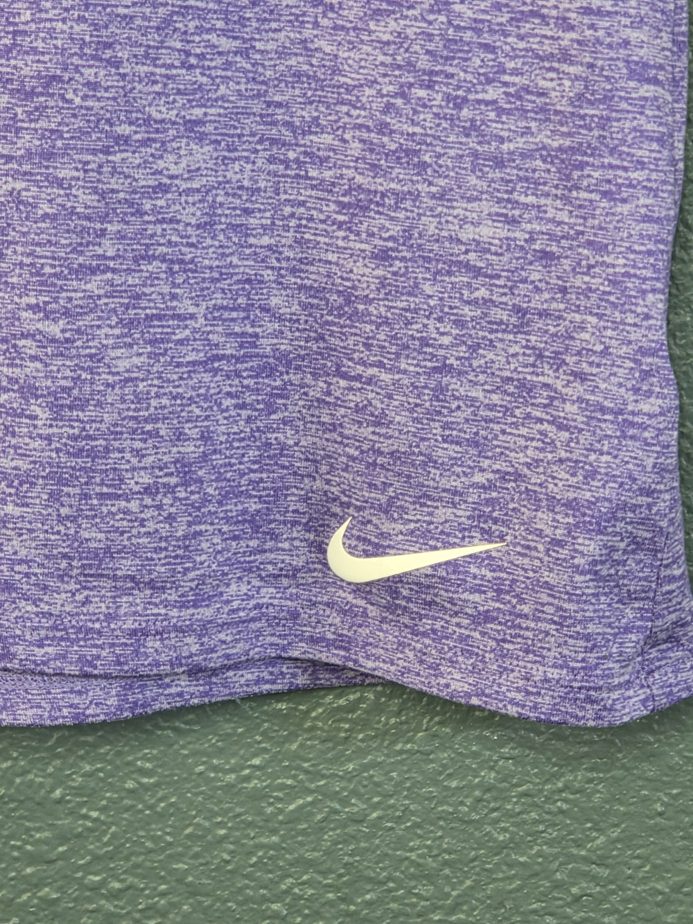 Nike Purple Heather Dri-FIT Short Sleeve Scoop Neck Tee Size S - Picture 4 of 4